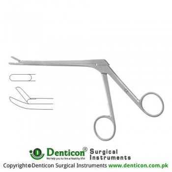 Love-Gruenwald Leminectomy Rongeur Straight Stainless Steel, 15 cm - 6" Bite Size 3 x 10 mm 